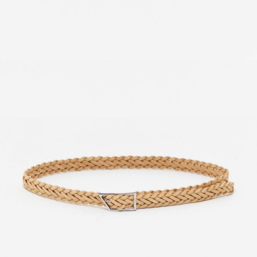 CLOSED‎ braided leather belt made in Italy size 90 41inches